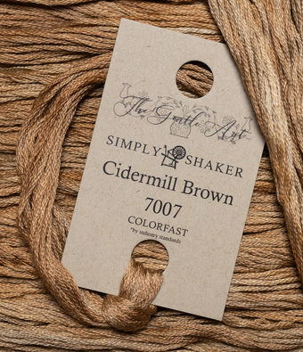 Cidermill Brown #7007 Simply Shaker Threads by The Gentle Art