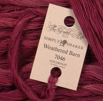 Weathered Barn #7046 Simply Shaker Threads by The Gentle Art