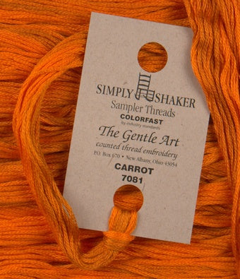 Carrot #7081 Simply Shaker Threads by The Gentle Art