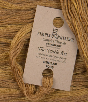 Burlap #7096 Simply Shaker Threads by The Gentle Art