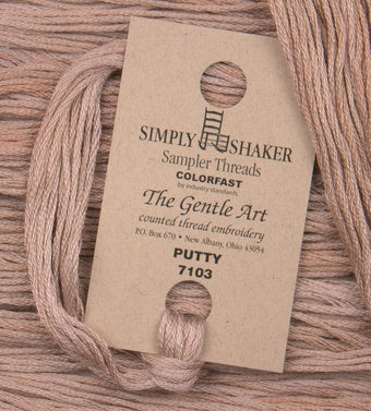 Putty #7103 Simply Shaker Threads by The Gentle Art