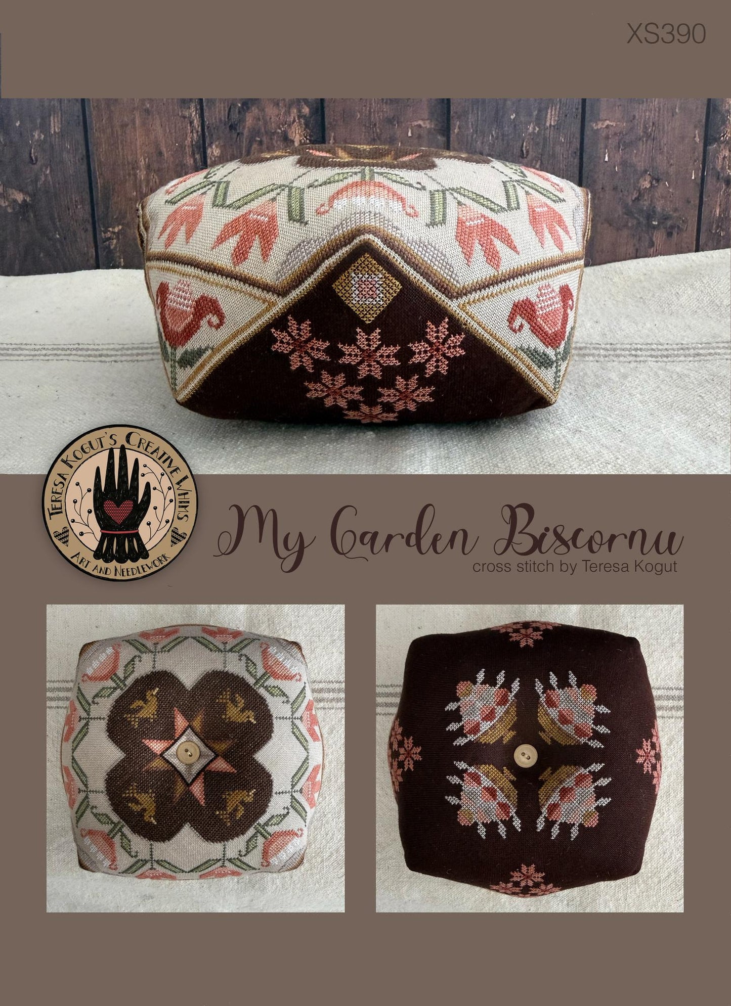 PRE-ORDER - My Garden Biscornu - Teresa Kogut