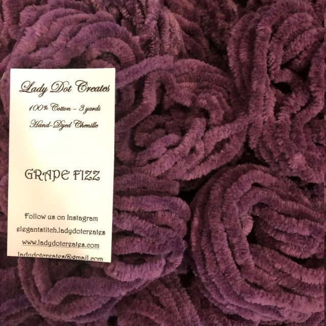 Chenille Trim by Lady Dot Creates - Grape Fizz