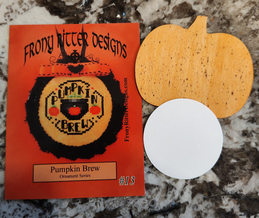 Pumpkin Brew - Pattern and Finishing Board Kit -Frony Ritter Designs