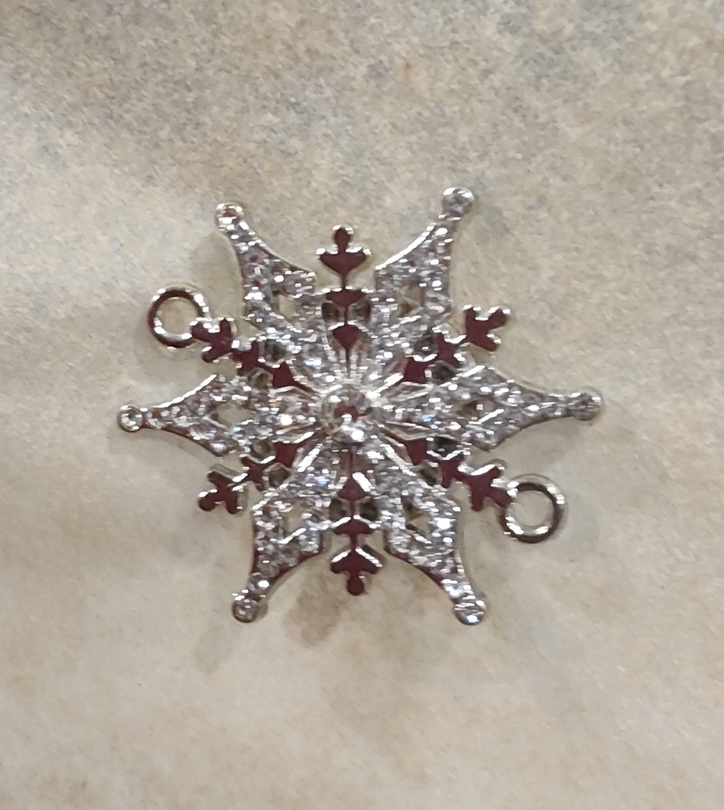 Needle Minder - Silver Snowflake