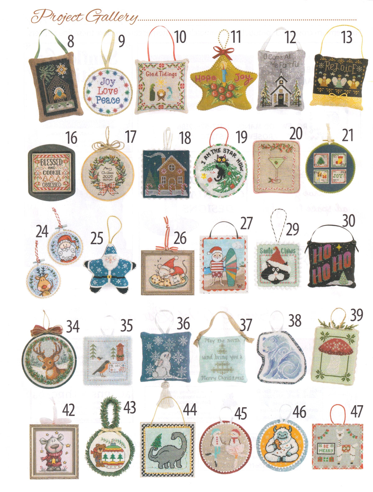 Christmas Ornaments - Just Cross Stitch 2026 Special Holiday Issue - Magazine