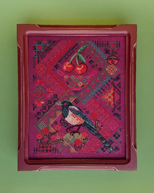 Cherry Magpie - JEDxStitch