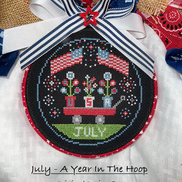 July - A Year in the Hoop Kit -Small Town Needleworks