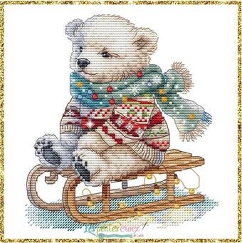 Winter Bear 2 by Les petites croix de Lucie