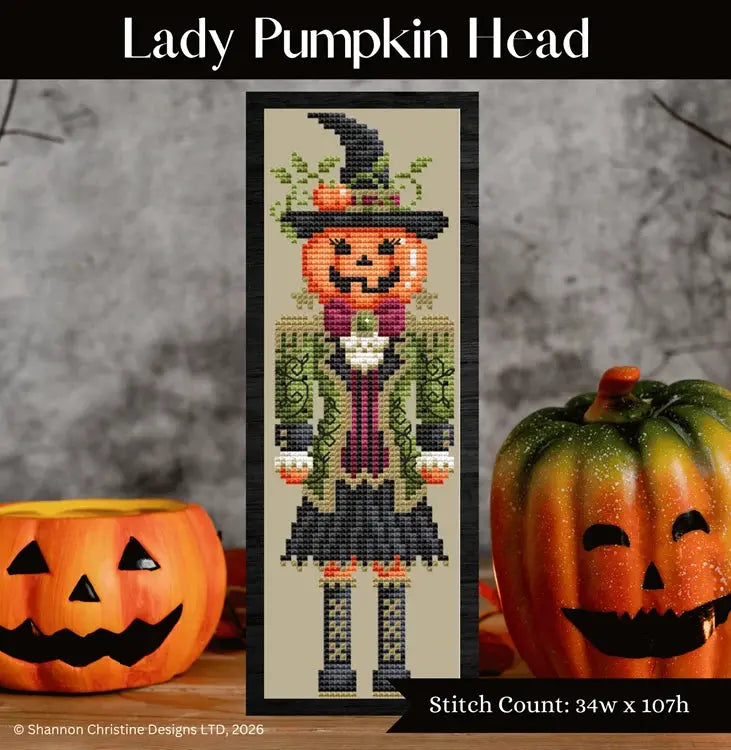 Lady Pumpkin Head by Shannon Christine
