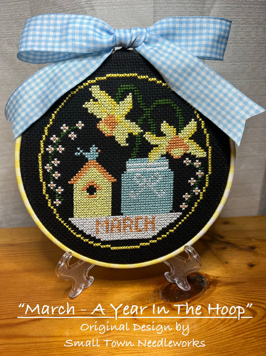 March - A Year in the Hoop Kit -Small Town Needleworks