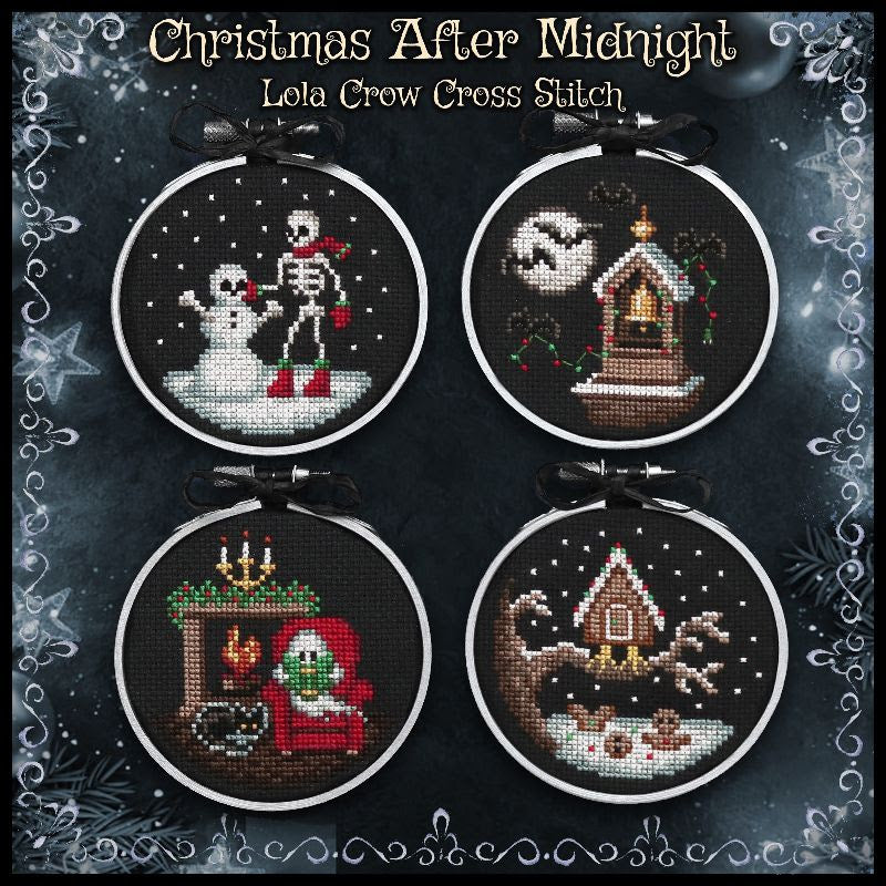 Pre-Order - Christmas After Midnight - Lola Crow Cross Stitch