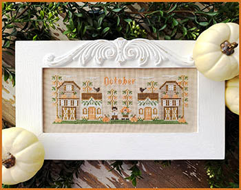 Monthly Mini Village - October - Country Cottage Needleworks