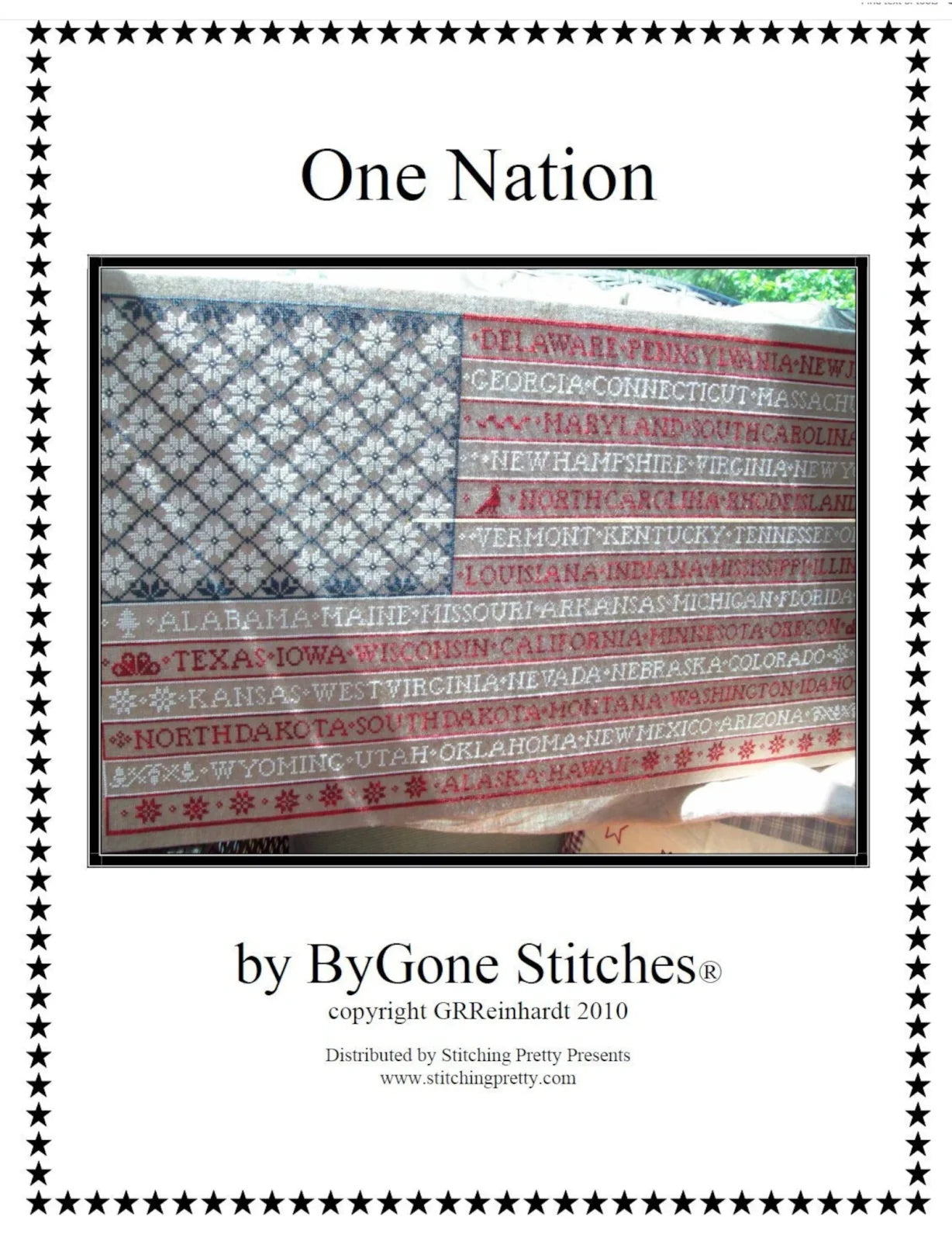One Nation - By Gone Stitches