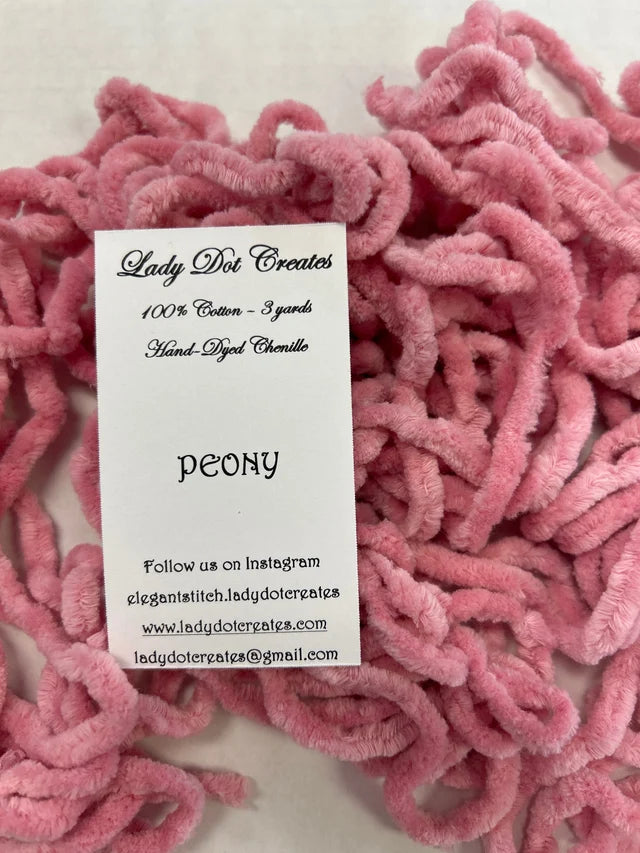 Chenille Trim by Lady Dot Creates - Peony