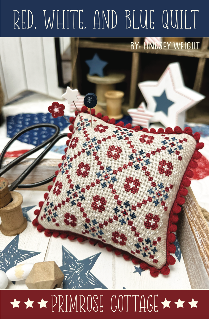 Red, White and Blue Quilt - Primrose Cottage Stitches