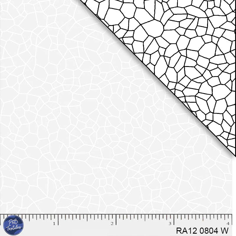 White on White - Net - by P&B Textiles- Fabric Off the Bolt (Sizes in Description below)