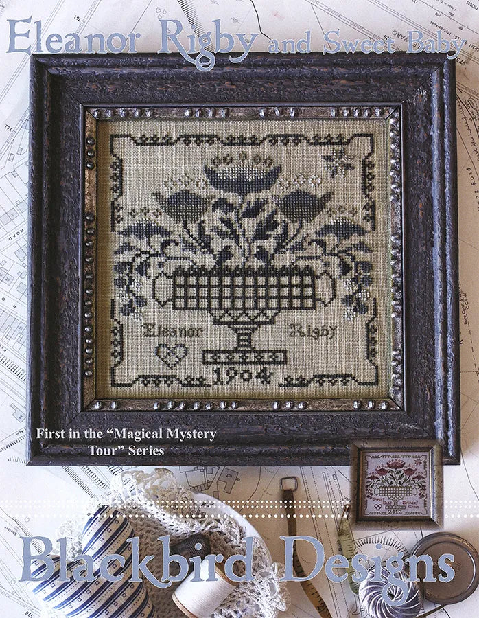 Eleanor Rigby and Sweet Baby Magical Mystery Tour 1 Cross Stitch Pattern Blackbird Designs