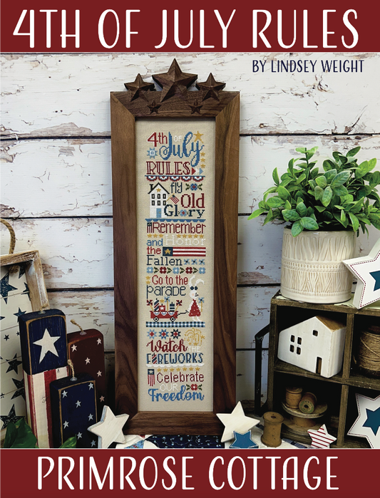 4th of July Rules - Primrose Cottage Stitches