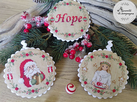 Decori per l'albero3 (Christmas Balls 3) - Serenita Di Campagna