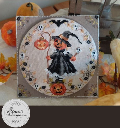 Halloween - Strega Zucca (Pumpkin Witch) - Serenita Di Campagna