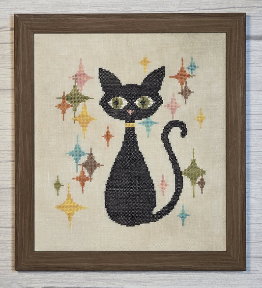Pre-Order - Samantha (Mid-Century Feline) by Wildflower Stitching