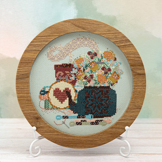 Springtime Sip & Stitch- Counting Puddles