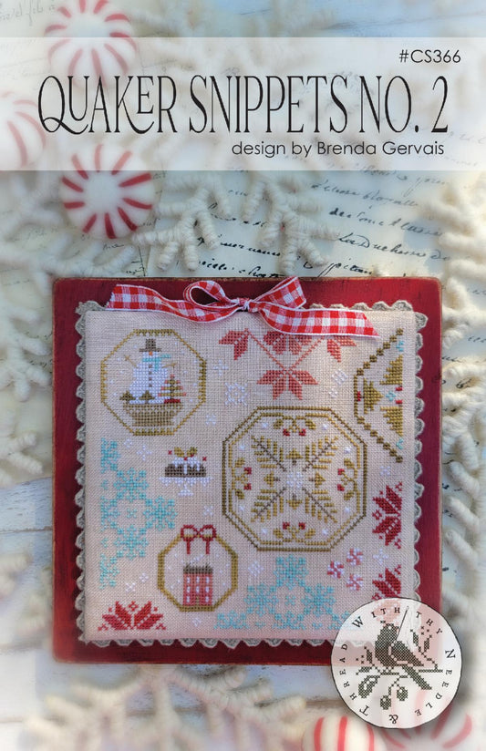 Quaker Snippets No. 2 - With Thy Needle & Thread - Brenda Gervais - Cross Stitch Pattern
