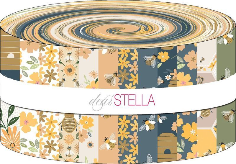 Jelly Roll Jackpot Quilt Kit Featuring Bees Knees by Dear Stella