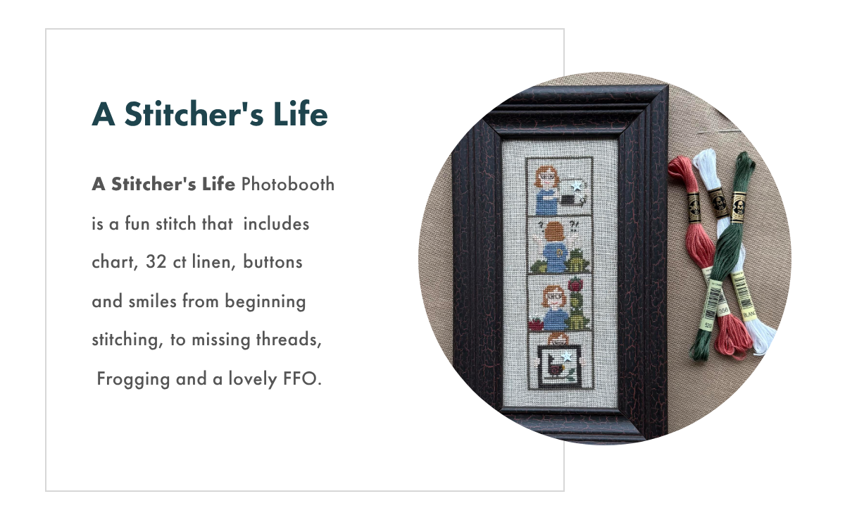 A Stitcher's Life Photobooth s – PAPER Pattern and Kit – Bent Creek