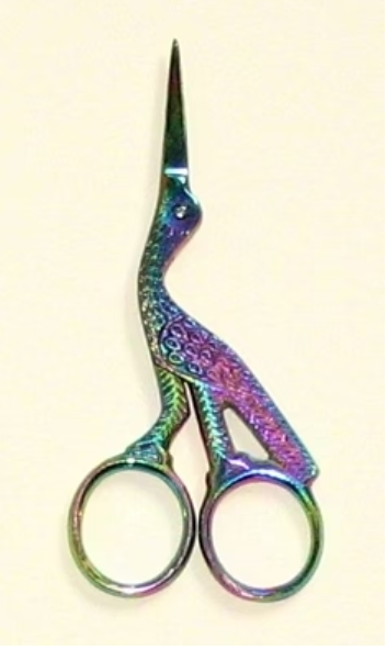 Scissors, Storks, Titanium Coated  - Dinky Dyes