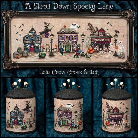 Pre-Order - A Stroll Down Spooky Lane - Lola Crow Cross Stitch