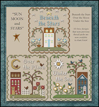 Sun, Moon and Stars - Little House Needleworks