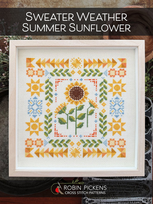 PRE-ORDER - Sweater Weather Summer Sunflower- Robin Pickens