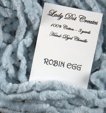 Chenille Trim by Lady Dot Creates - Robin Egg