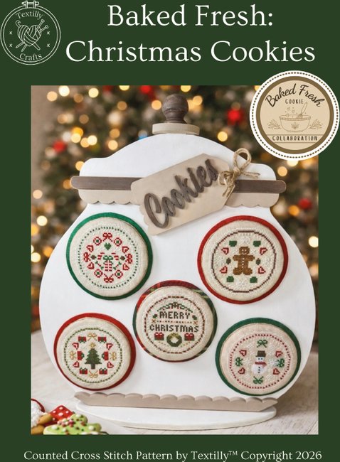 Baked Fresh: Christmas Cookies - Textilly Crafts