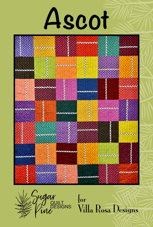 Ascot Quilt Pattern by Sugar Pines for Villa Rosa Designs