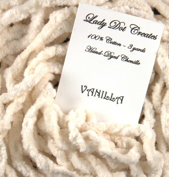 Chenille Trim by Lady Dot Creates - Vanilla