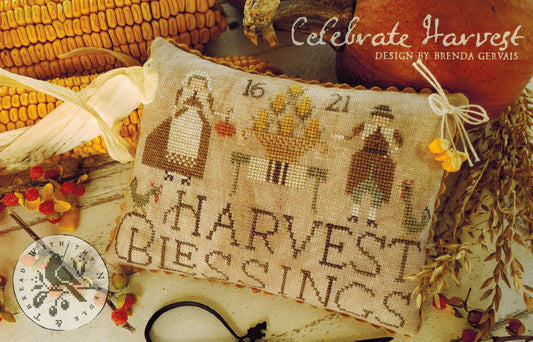 Celebrate Harvest - With Thy Needle & Thread - Brenda Gervais - Cross Stitch Pattern