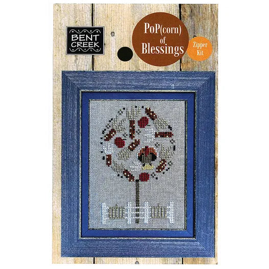 Pop(corn) of Blessing - Bent Creek - Cross Stitch Zipper Kit