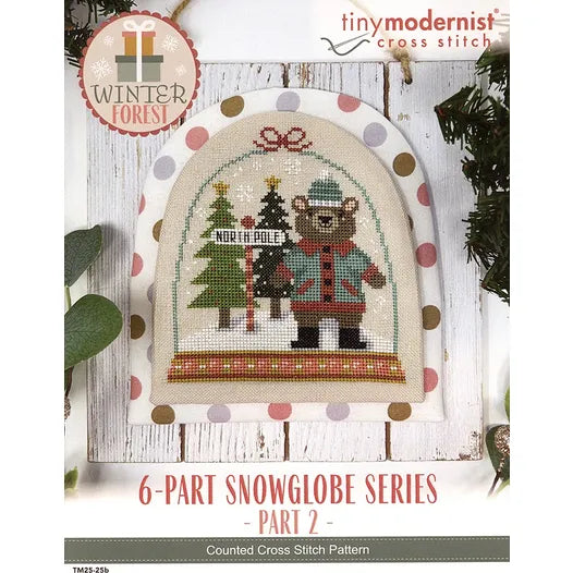 Winter Forest - 6-Part SnowGlobe Series Part 2- Tiny Modernist