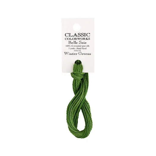 Winter Greens - Belle Soie Silks - Classic Colorworks