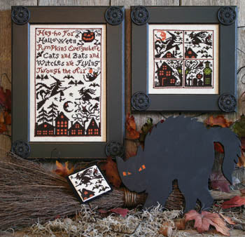 Cats, Bats & Witches - The Prairie Schooler - Cross Stitch Pattern