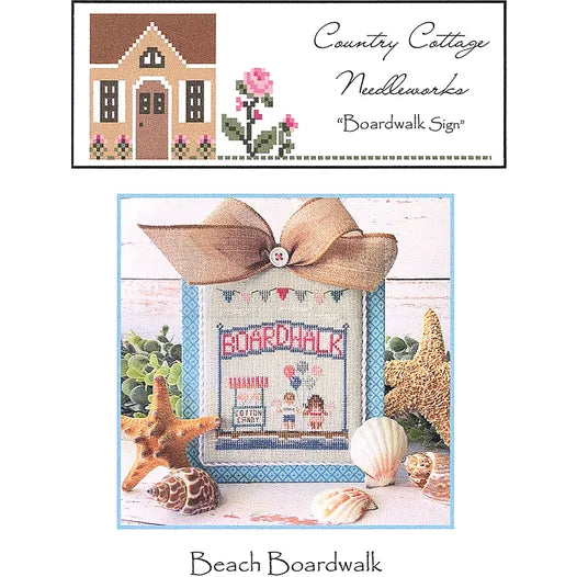 Beach Boardwalk Sign - Beach Boardwalk Series (4 of 7) - Country Cottage Needleworks