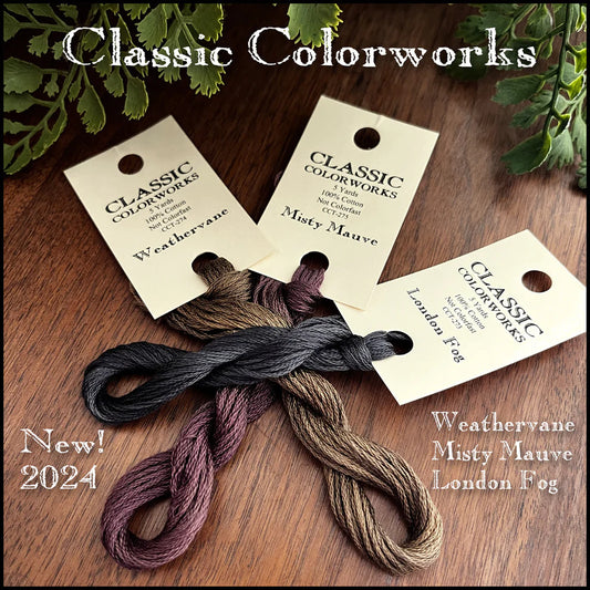 Floss pack of 3 new Classic Colorworks Colors