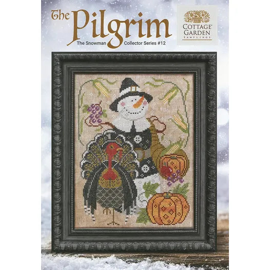 The Pilgrim - Snowman Collector Series #12 - Cottage Garden Samplings