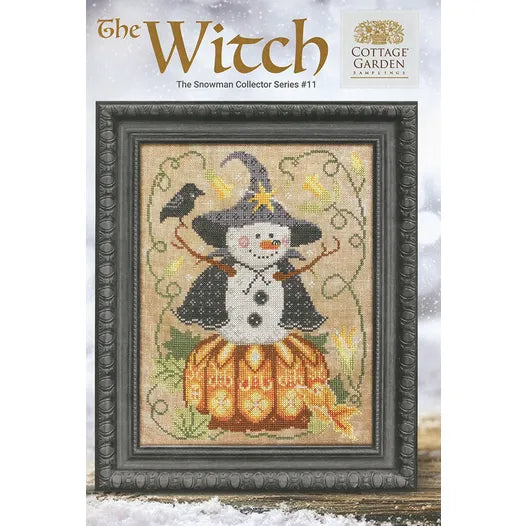 Snowman Collector Series #11 - The Witch by Cottage Garden Samplings