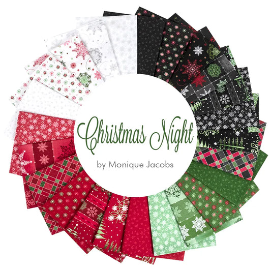 Christmas Night by Monique Jacobs for Maywood Studio- Fat Quarter Pack