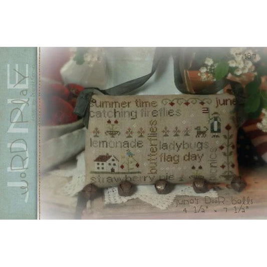 Word Play ~ June - With Thy Needle & Thread - Brenda Gervais - Cross Stitch Pattern