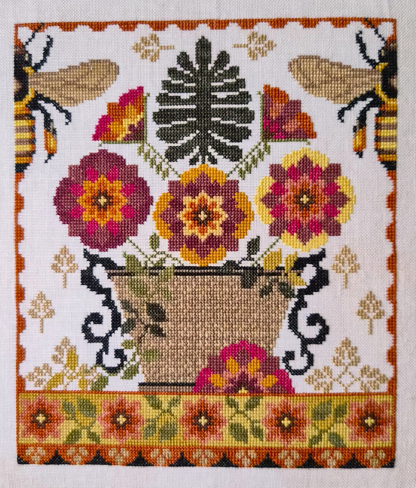 Ferns and Flowers by The Artsy Housewife